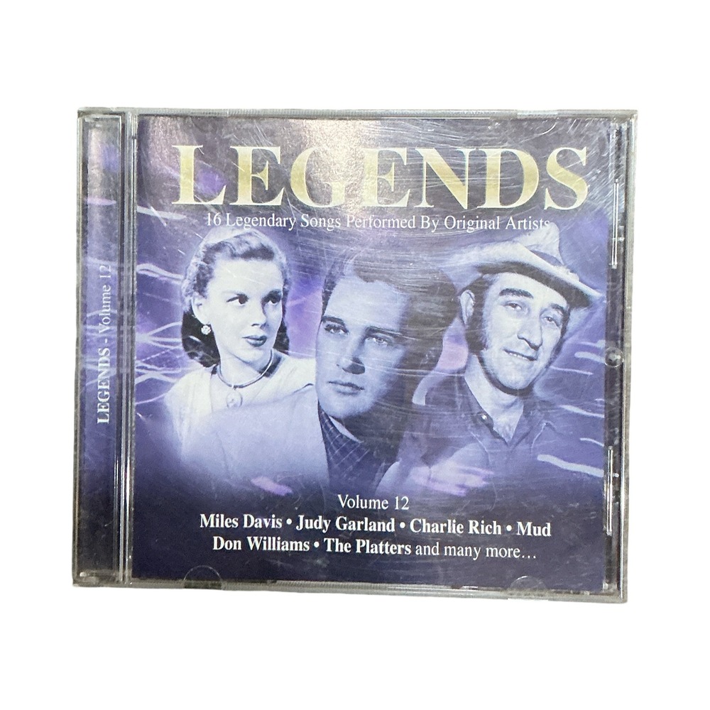 Legends Volume 12 CD 16 Songs Miles Davis Judy Garland Elvis Presley Musicbank